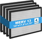 4 Packs 14 x 17.5 x1.75 MERV 13 Replacement Dehumidifier Filter by Betterlifeishere