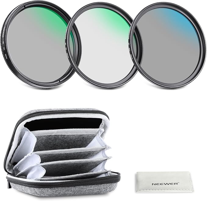 NEEWER 52mm UV/CPL/ND Lens Filter Kit by Neewer