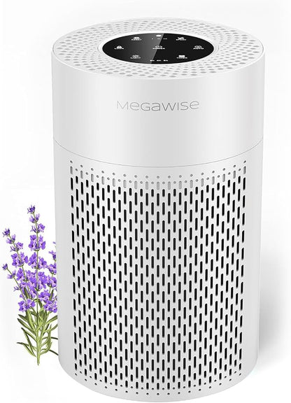 MEGAWISE ​Air Purifier for Home and Pets Hair, Smokers in Bedroom, Large Room by MEGAWISE