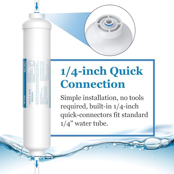 Inline Water Filter for Ice Maker, Refrigerator, Under-Sink Reverse Osmosis - Image 5
