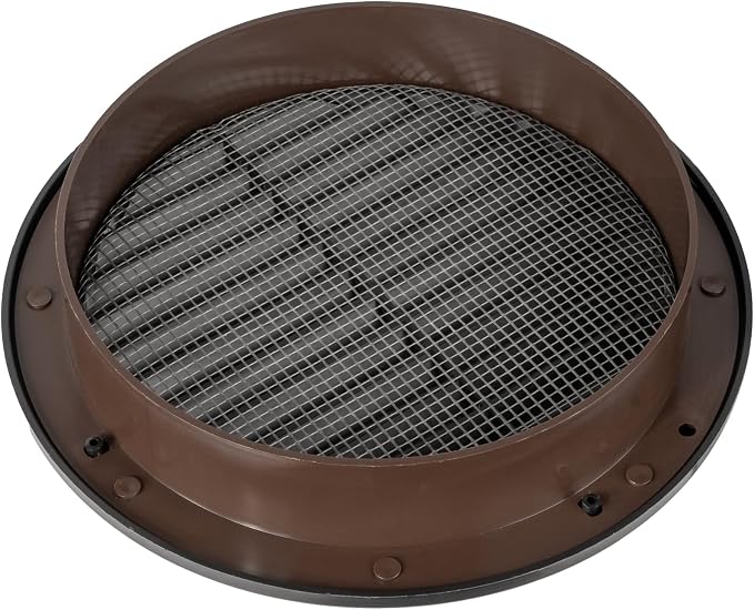 Black 6" Inch Round Ventilation Grille - Image 4
