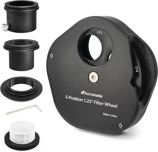 Astromania Filter Wheel for Telescope, Filter Drawer Compatible by AstromaniaOptics