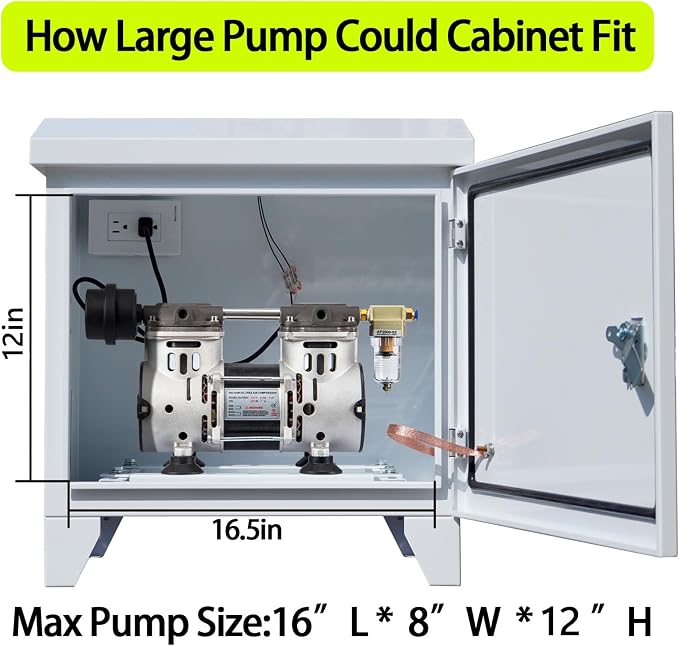 Pond, Water Garden Weatherproof Outdoor Cabinet Enclosure - Image 3