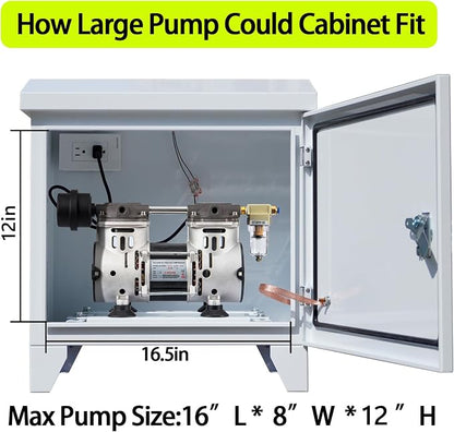 Pond, Water Garden Weatherproof Outdoor Cabinet Enclosure - Image 3