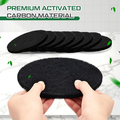 Pangda 8 Pack Oval-Shaped Charcoal Filters - Image 3