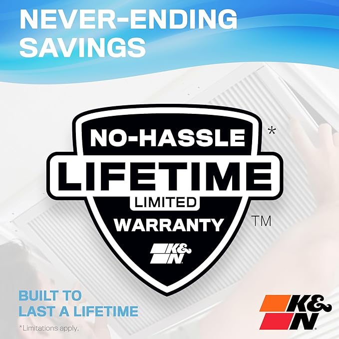 K&N 12x24x1 Air Filter, Merv 11, Washable Air Filter, the Last Furnace Filter - Image 7