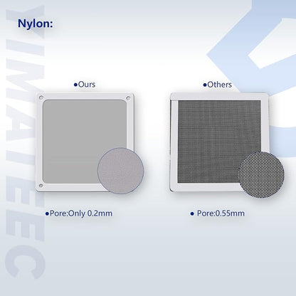 Dust Filter PC 140mm for Computer Cooler/PSU/Routers Nylon 80 Mesh, Magnetic - Image 2