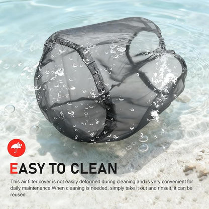 Air Filter Cover, Thickened Car Cold Air Intake Filter Dust Sock Cover - Image 5