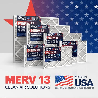 BNX TruFilter 20x20x1 MERV 13 AC Furnace Air Filter - Image 8