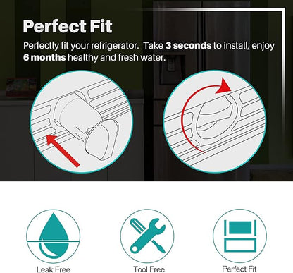 ICEPURE PLUS NSF53&42 Refrigerator Water Filter Replacement - Image 7