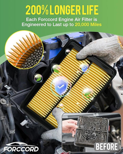 Cabin & Engine Air Filter Fit for Nissan Rogue 2.5L 2014-2020; Rogue Hybrid - Image 5