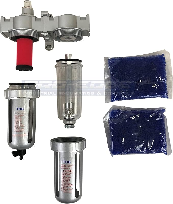 1/2" Compressed air in line Filter & Desiccant air Dryer Combination FLM12 - Image 4