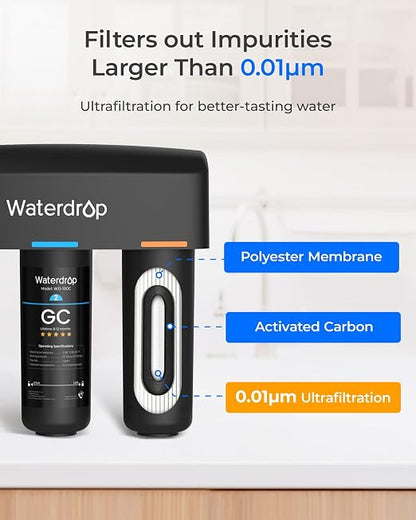 Waterdrop TSB-UF 0.01 μm Ultra Filtration Under Sink Water Filter System - Image 7