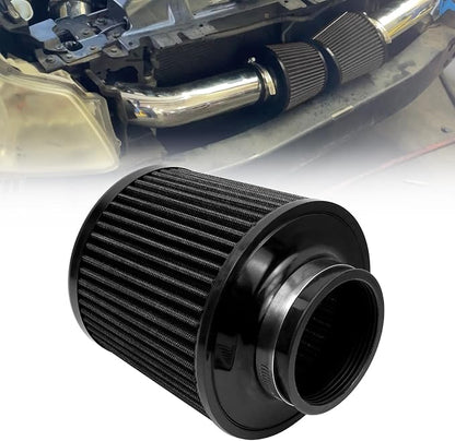RYANSTAR 76mm 3" High Flow Round Tapered Cone Cool Air Filter Cleaner by RYANSTARRACING