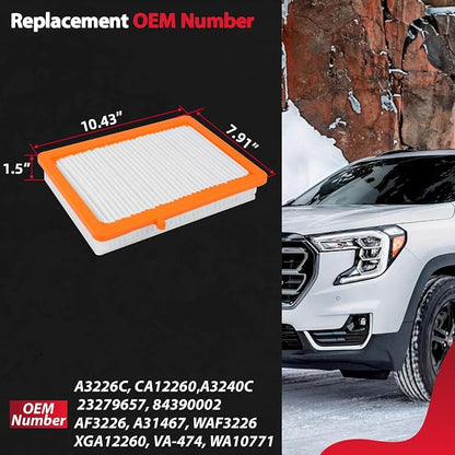 Engine Air Filter Fit for 2018-2025 Chevy Equinox/ 2018-2024 GMC Terrain - Image 4
