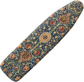 ZCFYGDX Vintage Flower Print 15 x 48 Ironing Board Covers Nylon Buckle Straps Fasteners & Elastic Edge Stain Resistant Breathable,Suitable for Multi-Size Iron Board Relaxing Ironing Experience