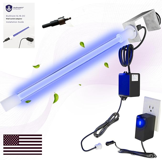 BioShieldUV® 18W HVAC UV Light Air Purifier Light Bulb by Mammoth