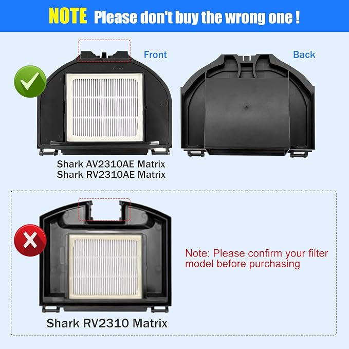 RV2310AE Replacement Parts for Shark AV2310AE/RV2320S/RV2300S/UR2360S Matrix - Image 5
