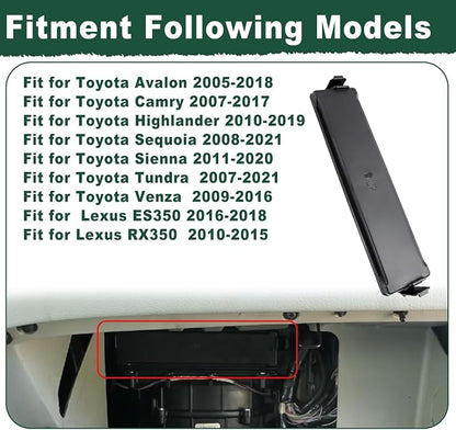 AC Cabin Air Filter Plate Cover Door Panel Fit - Image 6