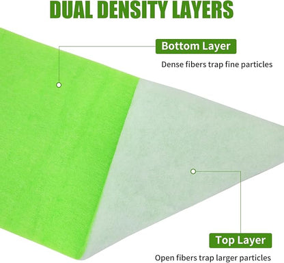 AQUANEAT Aquarium Filter Media Pad Dual Density Bonded Filter Floss Roll Cut to - Image 2