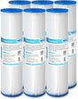 Membrane Solutions 5 Micron Pleated Polyester Sediment Water Filter 10"x2.5" by MembraneSolutions