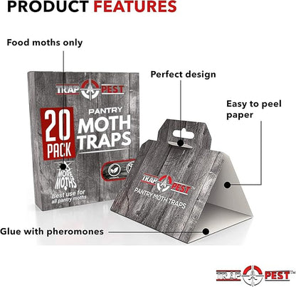 20 Pack Pantry Moth Traps - Image 3