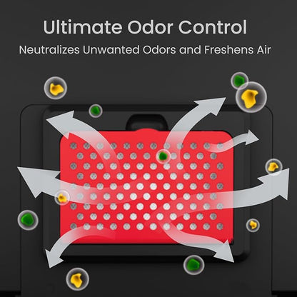 iTouchless Official AbsorbX 3-Pack Trash Can Odor Filter All Natural Activated - Image 2