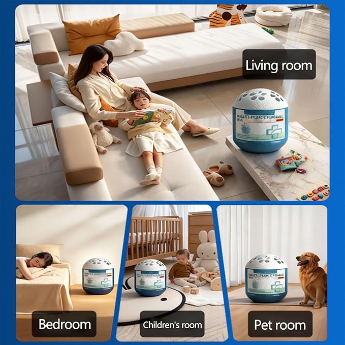 Indoor Air Purification Dust Removal Magic Box, 120g Multi Functional Air Magic - Image 8