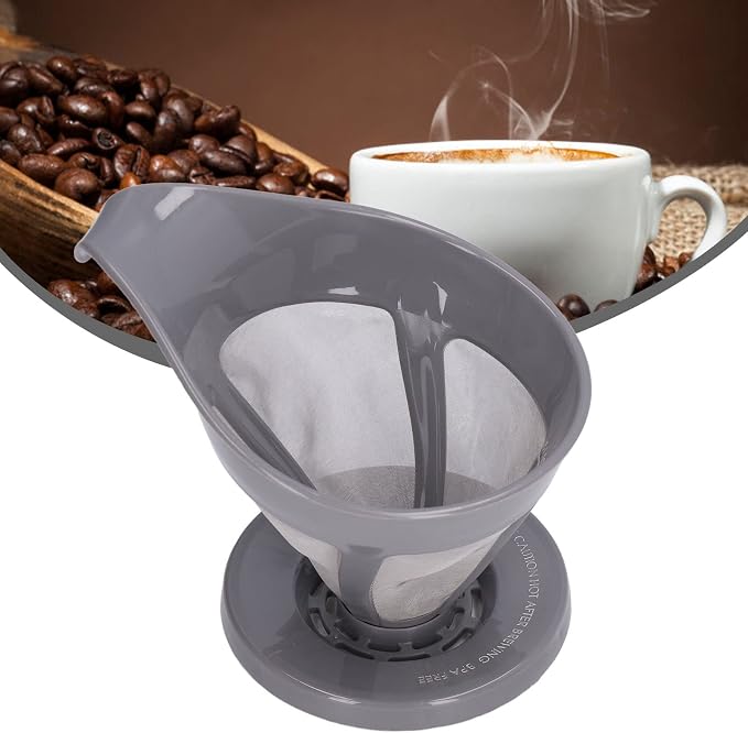 Coffee Strainer Stainless Steel Fine Mesh Pour Over Coffee Dripper Hand Drip - Image 9