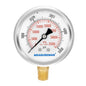 MEASUREMAN 2-1/2inch Dial Size, Liquid Filled Hydraulic Pressure Gauge by MEASUREMAN
