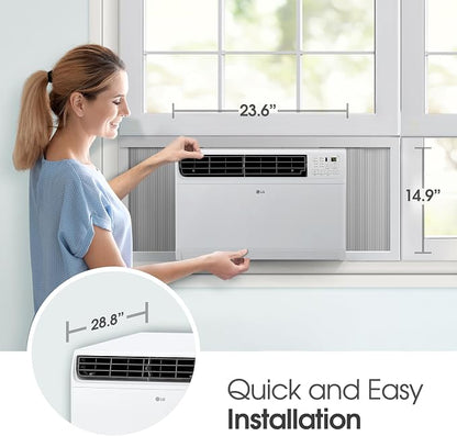 LG 14000 BTU Window Air Conditioner Energy Saving Dual Inverter Remote Control - Image 2