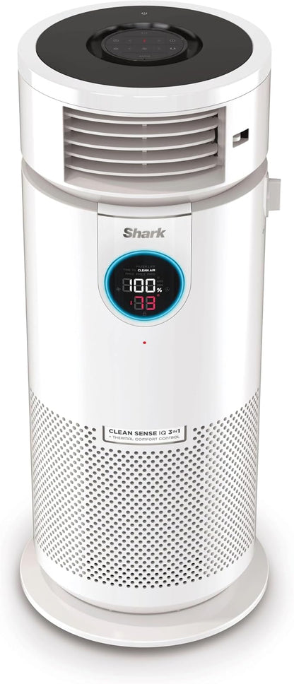 Shark 3-in-1 Clean Sense Air Purifier, Heater & Fan, HEPA Filter, 500 Sq Ft by Shark