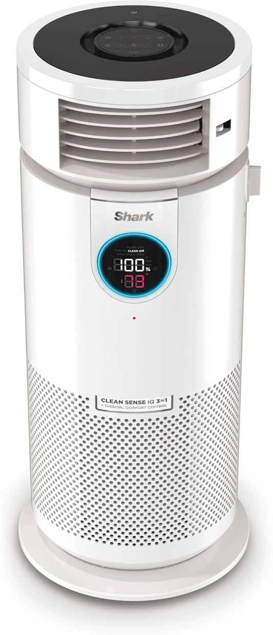 Shark 3-in-1 Clean Sense Air Purifier, Heater & Fan, HEPA Filter, 500 Sq Ft by Shark