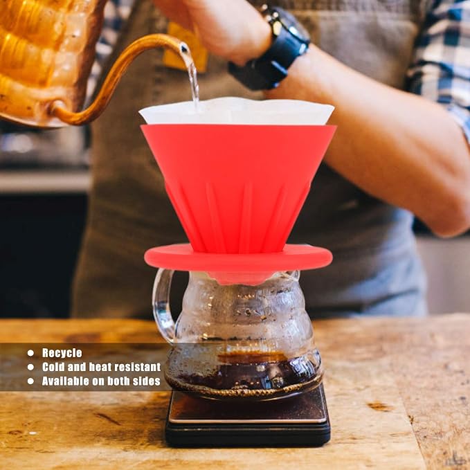Reusable Silicon Resin Coffee Filter Strainer Dripper Portable Coffee Machine - Image 8