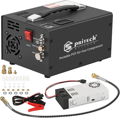 TW03 PCP Air Compressor, Portable 4500Psi/30Mpa, Water/Oil-Free, PCP by Spritech