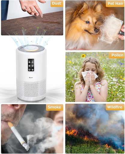 Air Purifiers for Home Large Room up to 1600ft², VEWIOR H13 True HEPA Air - Image 8