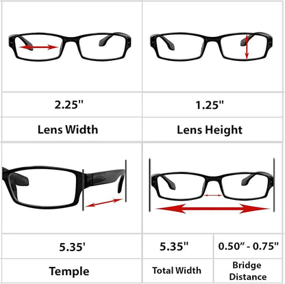 TruVision Readers Reading Glasses, Comfort Spring Hinges - Image 3