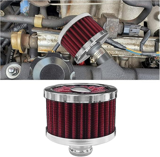 23mm Car Air Filter, 0.9'' High Flow Vent Valve Cover, Breather Filter by Unknown