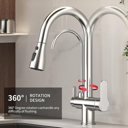 Kitchen Sink Faucet with Pull - Image 3