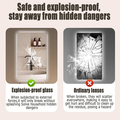 Backlit LED Illuminated Bathroom Mirror - Image 7