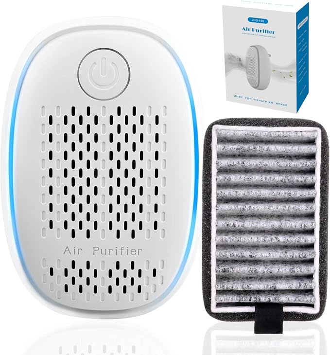 Air Ionizers HEPA Filter/Plug In Air Purifier by Yaindhi