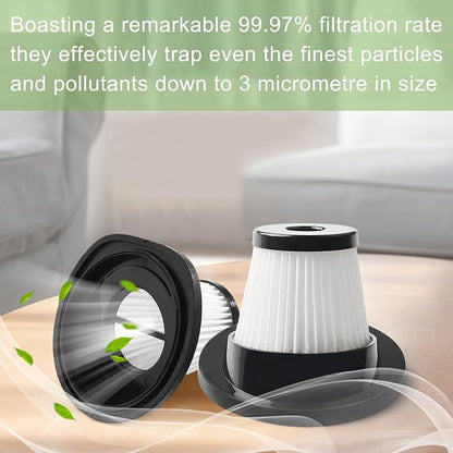 2Pack Vacuum Filter Replacement, Washable and Reusable Handheld Vacuum Filter - Image 5