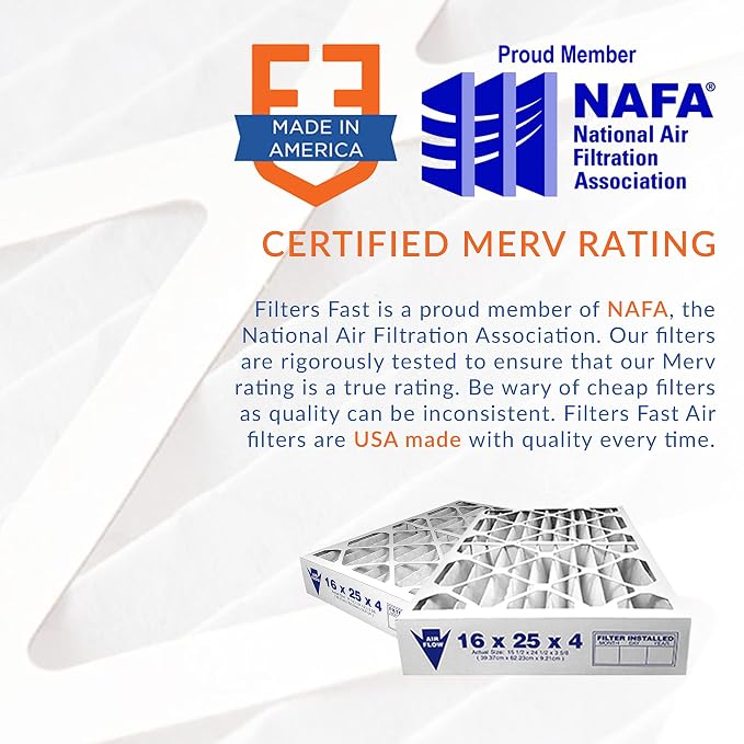 Filters Fast 22x24x1 Air Filter MERV 11, Made in the USA, Actual Size: - Image 4