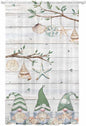 Sheer Curtains 96 Inches Long, Sage Green Gnomes Semi Sheer Curtains Light by Unknown