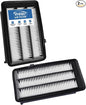 2PCS Engine Air Filter Fit for Honda Civic 2016-2021, CR-V CRV 2017-2022 Air by RVgolf
