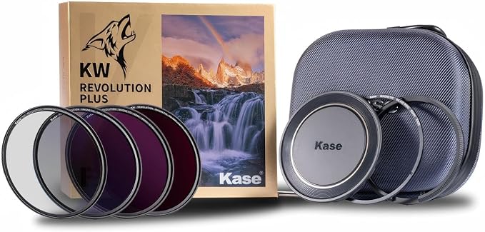 Kase 58mm KW Revolution Plus Master Kit, Includes CPL, ND8/64/1000, Inlaid Ring by KaseFilter