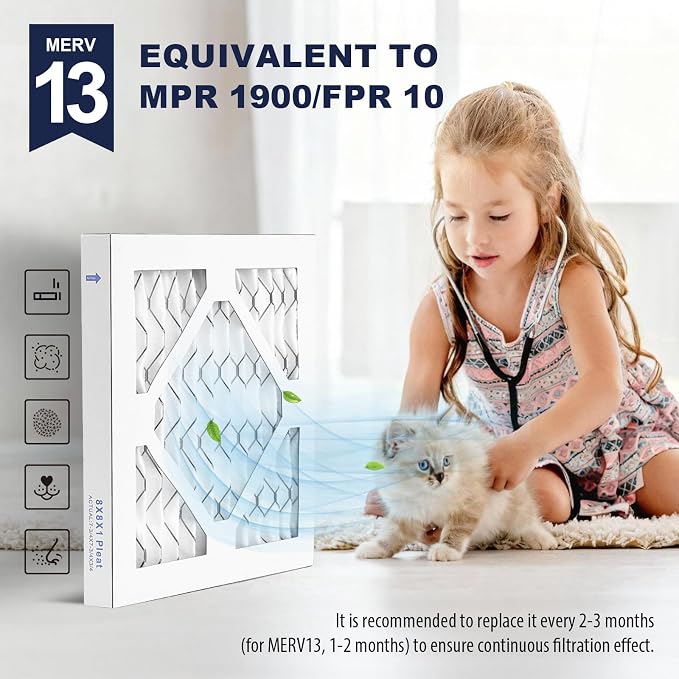 8×8×1 MERV 13 Furnace Air Filters - Image 6