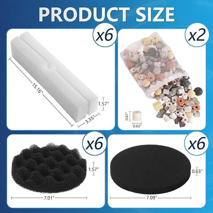 20 PCS Replacement Filter Media Kit - Image 2