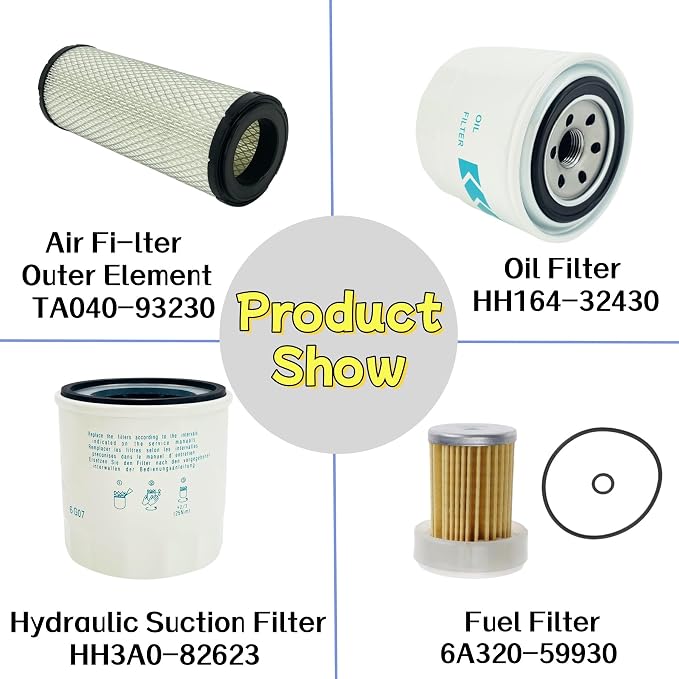 Filter Maintenance Kit TA040-93230 HH164-32430 6A320-59930 HH3A0-82623 - Image 2