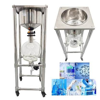 Glass Vacuum Filter Lab Vacuum Filtration Extraction Apparatus by EQCOTWEA